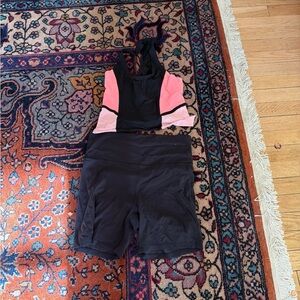 Workout set Lululemon and target